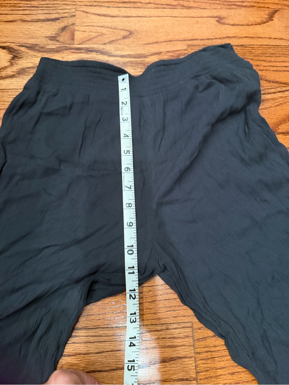 Urban Outfitters-Out from Under Black Wide-Leg Tie Detail Pants - Picture 4 of 7